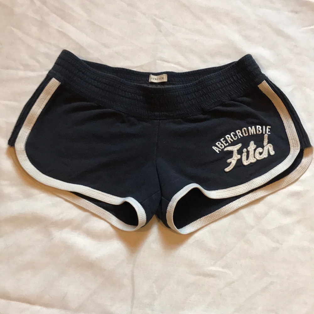 Abercrombie & Fitch blue cotton shorts